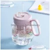 Water Bottles Glass Bottle With Tea Infuser Portable Transparent Glasses Lid And St Large Capacity Drinkware 2023 Drop Delivery Dhpss