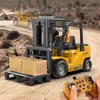 1 24 Çok Fonksiyonlu Uzaktan Kumanda Forklift Vinç 24G RC Araç Çocuk Oyuncakları Erkekler İçin 240118