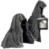 Altri articoli per feste per eventi Mietitore di terra con lanterna in resina decorativa Fantasma Scpture Statua Decorazioni per esterni di Halloween Homefavor Dhvm7