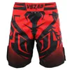 vszap muay thai clothing red short mmaスポーツショーツトレーニングボクサーショーツサンダ通気性コットンルーズボクシングボックス240119