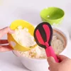 Spoons 1PC 3 In 1 Kitchen Accessories Food Mixing Chop Rice Scoop Multi-Function Plastic Spoon Egg Beater Sauce Mixer Tools OK 0489