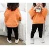 Broeken Kinderen Jongens Meisjes Pluche Dikke Broek Houden Herfst Winter Kinderen TrendyWarm Wear Veelzijdige Baby PP-leggings met schroefdraad