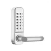 Smart Lock Waterproof Mechanical Password Number Single Latch No Need Power For Outdoor Indoor Wooden Metal Door Used