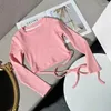 Clothing Sets 2024 Girls Clothes Outfits Kids Baby Long Sleeve Crop Top Camouflage Hole Wide Leg Pants Children Suits 5-16Y