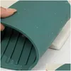 Torneiras de cozinha Durável Secagem Mat Water Catcher Sink Splash Guard Drenagem Pad Protetor de Bancada Torneira Drop Delivery Home Garde Dhgyj