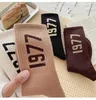 Women Socks Number 1977 Medium Women's Autumn and Winter Sports skateboarding basket Men's