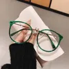 Sunglasses Vintage Black Round Frame Reading Glasses For Womens Luxury Brand Computer Anti Blue Light Prescription Eyeglasses 2.5