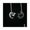 Pendant Necklaces Friendship Necklace Camel Elk 2Pcsor Set Animal Hunting Jewelry Best Friend Drop Delivery Jewelry Necklaces Pendants Dhvdi
