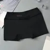 Calcinha feminina sem costura roupa interior de seda senhoras boxer shorts calças de segurança solo feminino cintura alta lingerie calcinha