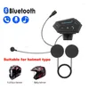 Kebidumei BT-12 Casco da motociclista Auricolare Bluetooth Moto Bike Senza fili Vivavoce Risposta automaticaAuricolare per moto con microfono