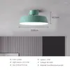 Plafoniere Nordic LED Light Modern Macaron Lampade girevoli per corridoio Ingresso Camera da letto Soggiorno Bar Apparecchio di illuminazione