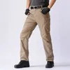 Men's Pants Plus Size 6XL Cargo Men Multi Pocket Outdoor Tactical Sweatpants Military Army Waterproof Quick Dry Elastic Hiking Trouser