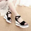 Sandali Maogu Comodi per le donne Casual Scarpe da donna Zeppe con plateau Sandalo Peep Toe Scarpe da donna 2024 Tacchi alti estivi 40