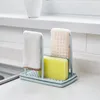 Kitchen Storage Sink Shelf Sinks Organizer Soap Sponge Holder Countertop Rag With Removable Tray