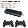 X2 Plus 256G 50000 Spiel GD10 Pro 4K Stick 3D HD Retro Video Konsole Wireless Controller TV 50 Emulator Für PS1N64DC 240123