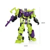 HZX 6in1 Devastator Haizhixing Transformation Toys Anime Action Figur KO G1 Robot Aircraft Engineering Vehicle Model No Box 240130