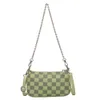 Checkered for Women in , New Trendy able Women's Summer Chain Shoulder Bag, Casual and Versatile Armpit Small Square Bag 2024 78% Off Store wholesale