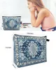 Kosmetiska väskor Vintage Böhmen Makeup Bag Pouch Travel Essentials Lady Women Toalett Organiser Kids Storage Pencil Case