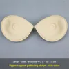 Yoga Outfit 1PCS Pieces) Women's Triangle Sponge Bikini Pads Swimsuit Breast Push Up Chest Enhancers Bra Foam Inserts