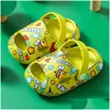 Slipper Kids Slippers For Boys Girls Cartoon Shoes 1 6 Years Non Slip Flops Baby Beach Summer Toddler 220618 Drop Delivery Maternity Dhz6D