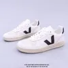 2024New Vejaon French Brasilien Green Earth Green Low-Carbon Life V-10 Organic Cotton Flats Platform Sneakers Women Classic White Designer Shoes Mens Trainers V-10 43