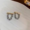 Серьги-гвоздики XIALUOKE золотого/серебряного цвета, висячие для женщин, новый и уникальный дизайн, после подвешивания, вечерние украшения