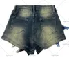 Shorts femininos 2024 tendência retrô gótico kawaii estrelas anime sexy mulheres y2k rua moda harajuku solto botão casual jeans curto