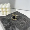 Кольца кластера HangZhi 2024, винтажное женское кольцо с натуральным камнем, двухслойное кольцо с каплей масла в виде сердца и звезды, женское кольцо из нержавеющей стали, ювелирные изделия