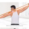 Bandas de resistencia de 208cm de largo elástico para Fitness, banda de resistencia de goma para gimnasio en casa, expansor de entrenamiento, equipo de entrenamiento de fuerza