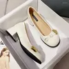 Dress Shoes Comfort Women Design Sandals Round Toe Patent Leather Tacones Mid Heel Shallow Zapatos Summer Elegant Lady Nude