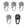 Pocket Watches Carabiner Clip Clock Luminous Watch Compasses Temperature Clocks