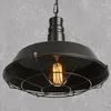 Hängslampor loft stil vintage lampa ljus industriell retro järn hängande tak e27 ljuskrona för salong restaurang bar kitche