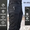 Men's Pants Plus Size 6XL Cargo Men Multi Pocket Outdoor Tactical Sweatpants Military Army Waterproof Quick Dry Elastic Hiking Trouser