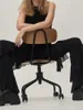 여성용 바지 여성 Y2K 미학적 프릴 레이어 긴 단색 하이 허리 와이드 다리 바지 섹시한 스트리트웨어
