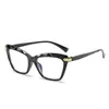 Sunglasses Europe And The United States Polygon Section Large Frame Light PC Anti-blue Glasses INS Wind