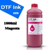 مجموعات إعادة ملء الحبر 1000ML ECO DTF لفيلم النقل المباشر L1800 L805 1390 I3200 DX5 XP600 Series Printer BK C M Y WH