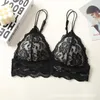 BRAS LACE BRA KVINNER BRALETTE LITT CHEST PUSH UPP Sömlös transparent sexig underkläder Franska underkläder rygglösa brassiere