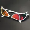 Lunettes extérieures Donquichotte PVC Lunettes de soleil Doflamingo Cosplay Lunettes Anime Cat Eye Pour Femmes Hommes Drôle Cadeau De Noël Accessoires De Fête