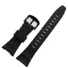 Watchband voor Casio Prg-110y/PRW-1300y Watch Bands Black Silicone Rubber Riem voor heren Bracelet 240125