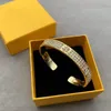 Pulseira anéis designer conjuntos de jóias para mulheres strass moda carta design alfabeto presente feminino