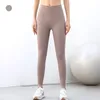 Lulumelon Leggings Womenens Designer Clothing Yoga Pants Lulu Align Legging Women Cropped Outfit