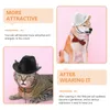 Hondenkleding 5 stuks Pet Hat Hoeden Slijtvast Kat Huishoudelijk Kitten Feest Niet-geweven stof Mooie decoratieve multifunctionele puppy