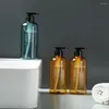 Liquid Soap Dispenser Shower Shampoo And Conditioner Body Wash Bottle 2pcs/set Bathroom Refillable Reusable Empty Pump
