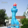 Hurtownia Outdoor Giant Inflatible Statue of Liberty's Torch 6m 20 stóp wysokość Reklama Air Blown Torch Balon na paradę pokaz