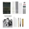 Seamiart 36pcs Professional Painting Sketch Set with Charcoal Pencils 6H-12B Canvas Bag Drawing Tools for Art Suppliers 240122