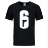 Homens Camisetas Homens Verão Redondo Pescoço Camisa Tom Clancys Rainbow Six Siege Camisetas Manga Curta Tops Casuais