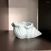 Handwerk Werkzeuge Conch Blumentopf Silikon Formen DIY Sea Shell Duft Kerze Glas Form Lagerung Box Beton Gips Harz Form Hause decor