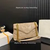 Puffer Loulou Bag Women Luxury Designer Stora Mini Chain Påsar Tote Shoulder Crossbody Handbags Classic Soft Leather Plånbok Purse