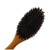 Escovas de cabelo Natural Javali Cerdas Escova Mas Comb Anti-Static Scalp Paddle Brush Faia De Madeira Handle Styling Ferramenta para Mens Drop D Dhklz