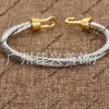 Designer Jewelry Bracelet Fashion Brand Davids Aa Bracelet Twisted Thread Hand Decoration Color Hook Head